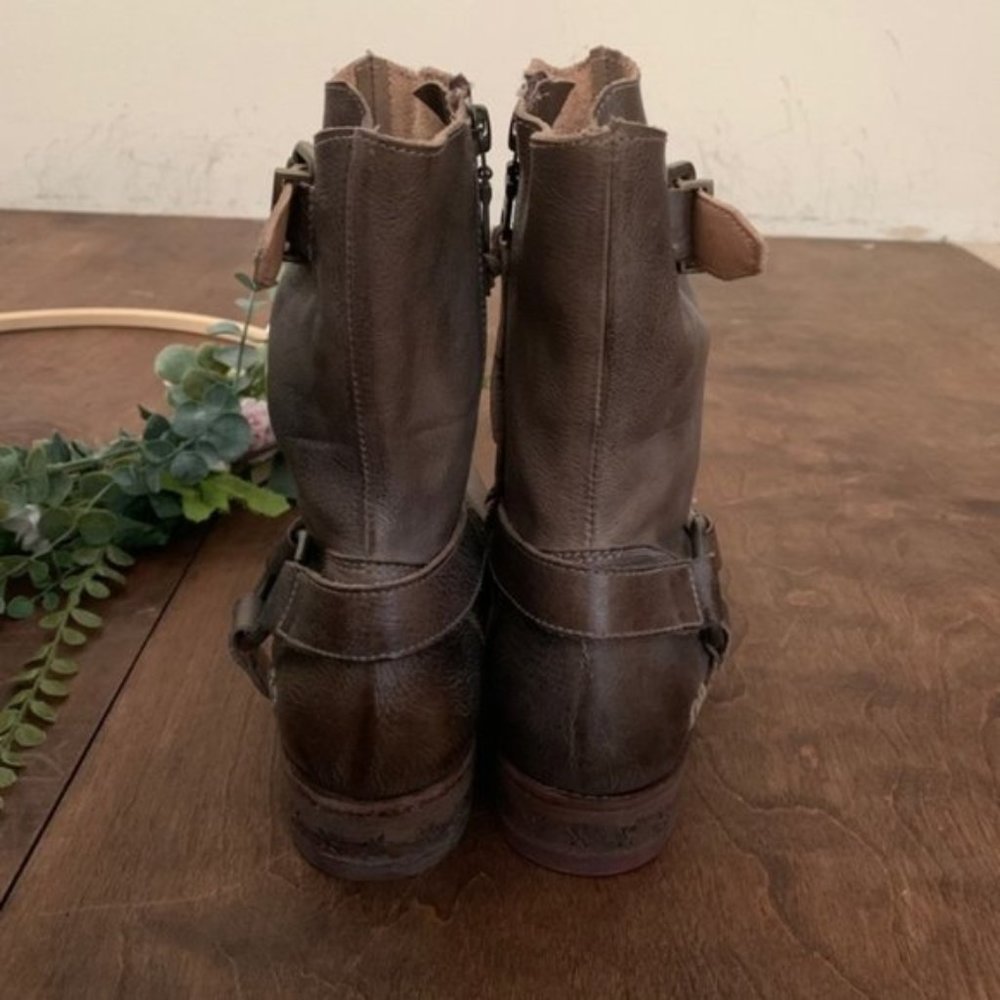 NWT Bed Stu Yellowstone Leather Moto Booties | 7.5 - Picture 4 of 7